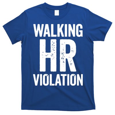 Vintage Walking HR Violation HR Human Resources Nightmare T-Shirt