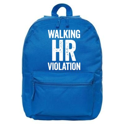 Vintage Walking HR Violation HR Human Resources Nightmare 16 in Basic Backpack