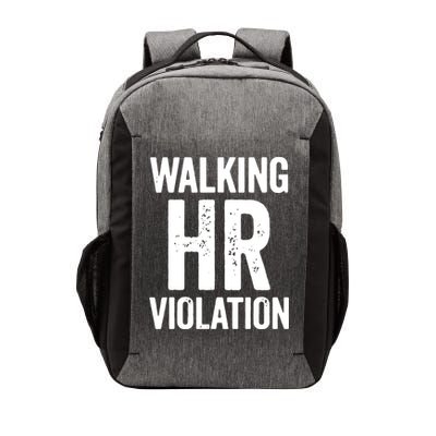 Vintage Walking HR Violation HR Human Resources Nightmare Vector Backpack