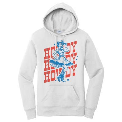 Vintage Western Howdy Rodeo Women Cowgirl Concert Women's Pullover Hoodie