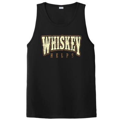 Vintage Whiskey Helps Designer Cute Gift Sweater PosiCharge Competitor Tank