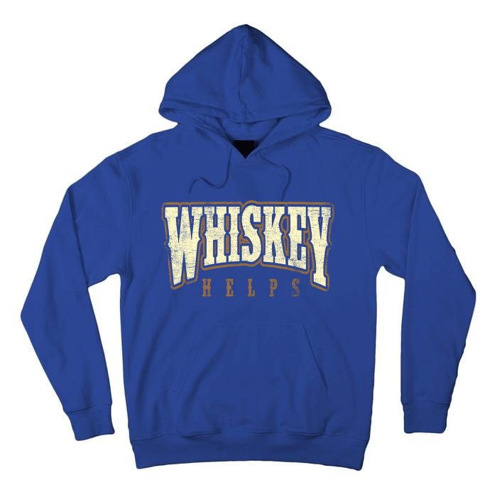 Vintage Whiskey Helps Designer Cute Gift Sweater Tall Hoodie