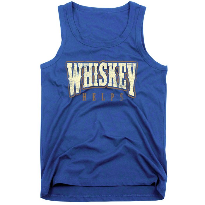 Vintage Whiskey Helps Designer Cute Gift Sweater Tank Top