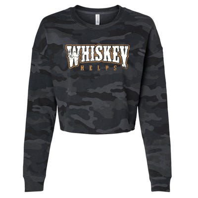 Vintage Whiskey Helps Designer Cropped Pullover Crew