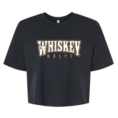 Vintage Whiskey Helps Designer Bella+Canvas Jersey Crop Tee