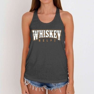 Vintage Whiskey Helps Designer Women's Knotted Racerback Tank