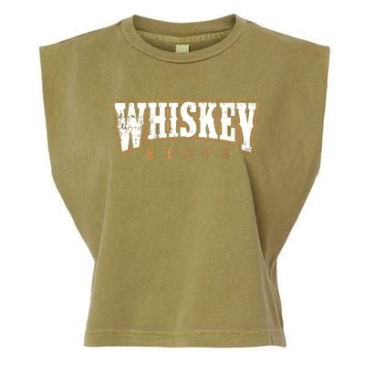 Vintage Whiskey Helps Designer Garment-Dyed Women's Muscle Tee