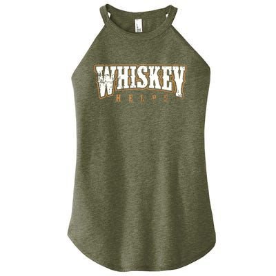 Vintage Whiskey Helps Designer Women's Perfect Tri Rocker Tank