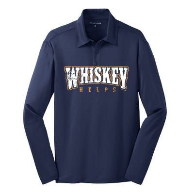 Vintage Whiskey Helps Designer Silk Touch Performance Long Sleeve Polo