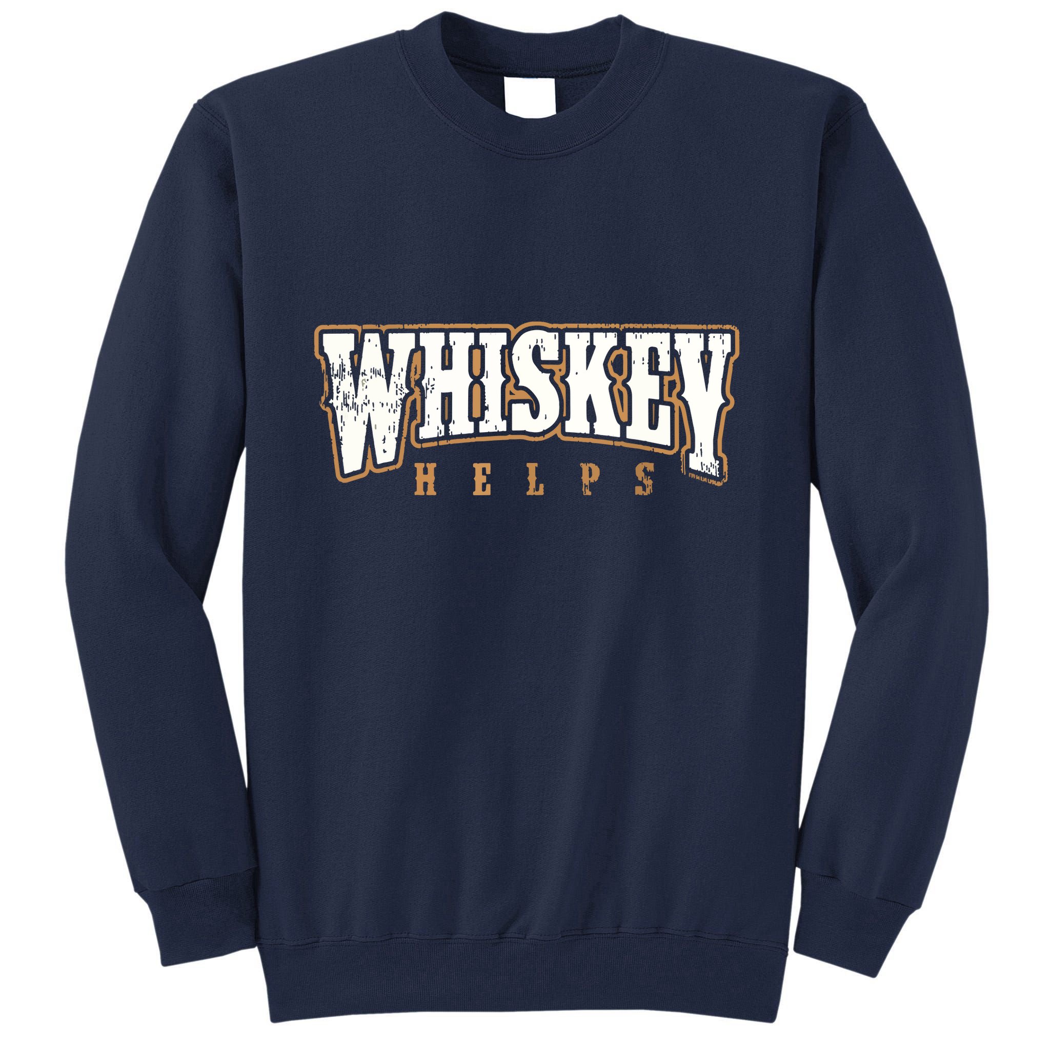 Vintage Whiskey Helps Designer Tall Sweatshirt