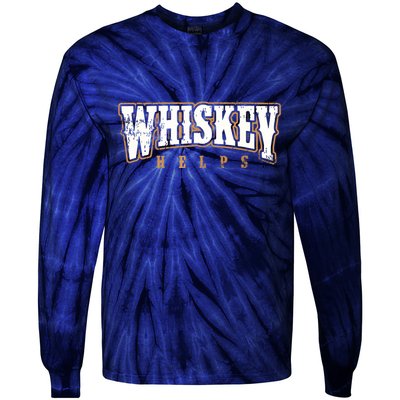 Vintage Whiskey Helps Designer Tie-Dye Long Sleeve Shirt