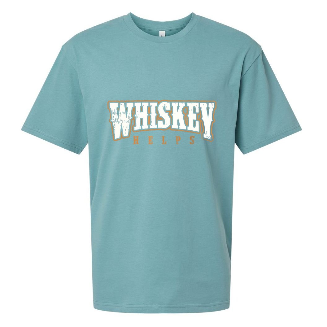 Vintage Whiskey Helps Designer Sueded Cloud Jersey T-Shirt