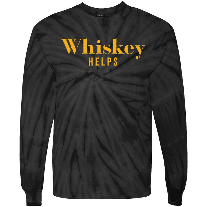 Vintage Whiskey helps Designer Tie-Dye Long Sleeve Shirt