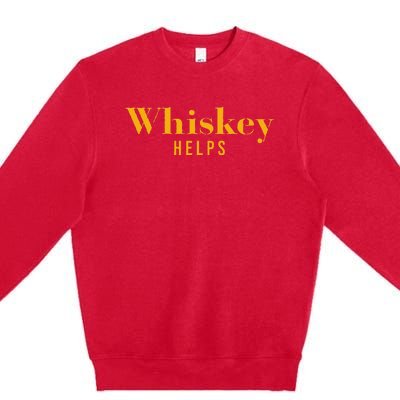 Vintage Whiskey helps Designer Premium Crewneck Sweatshirt