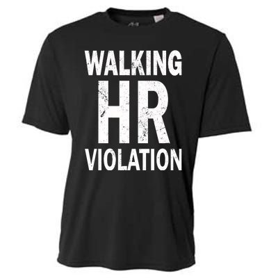 Vintage Walking HR Violation HR Human Resources Nightmare Cooling Performance Crew T-Shirt