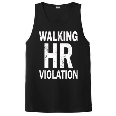 Vintage Walking HR Violation HR Human Resources Nightmare PosiCharge Competitor Tank