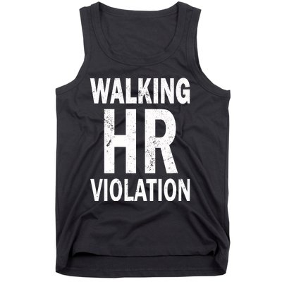 Vintage Walking HR Violation HR Human Resources Nightmare Tank Top