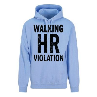 Vintage Walking HR Violation HR Human Resources Nightmare Unisex Surf Hoodie