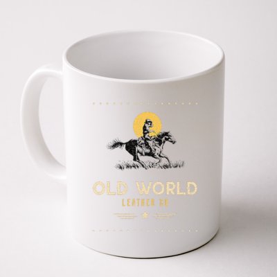 Vintage Western Horse And Rider Coffee Mug