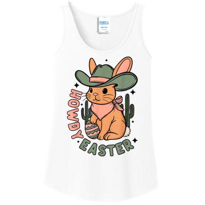 Vintage Western Howdy Easter 2024 Ladies Essential Tank