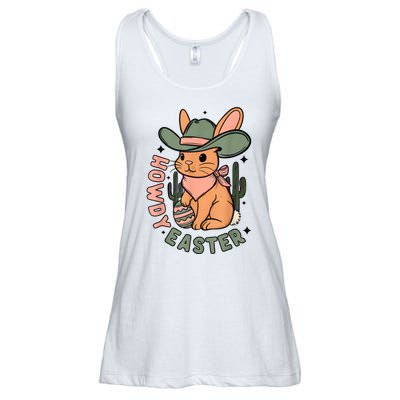 Vintage Western Howdy Easter 2024 Ladies Essential Flowy Tank