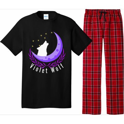 Violet Wolf Jewelry Pajama Set