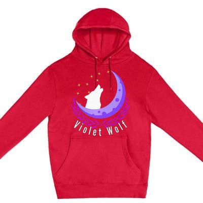 Violet Wolf Jewelry Premium Pullover Hoodie