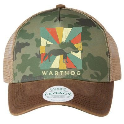 Vintage Warthog Lover Retro Style Animal Legacy Tie Dye Trucker Hat