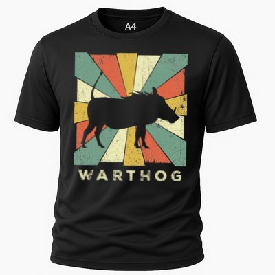 Vintage Warthog Lover Retro Style Animal Performance Shirt