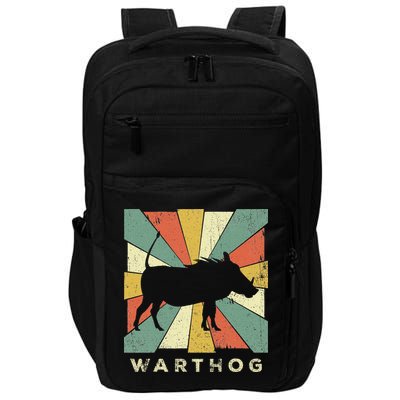 Vintage Warthog Lover Retro Style Animal Impact Tech Backpack