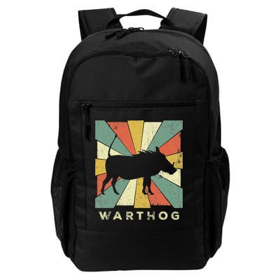 Vintage Warthog Lover Retro Style Animal Backpack