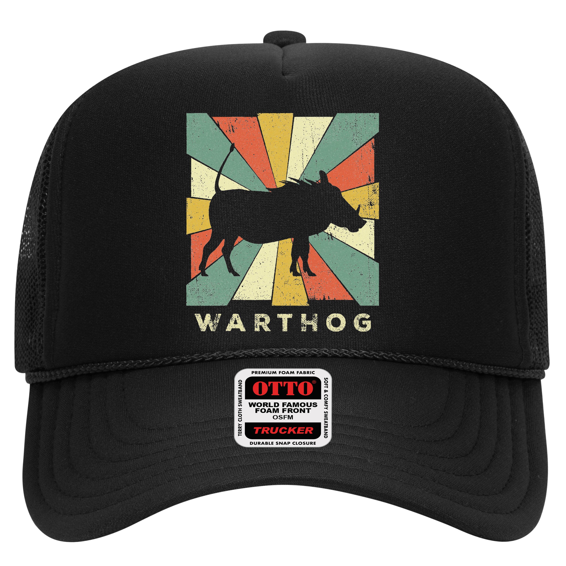 Vintage Warthog Lover Retro Style Animal Hat