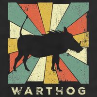 Vintage Warthog Lover Retro Style Animal Hat