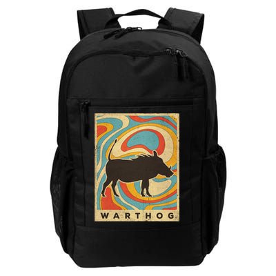 Vintage Warthog Lover Animal Retro Style Funny Gift Backpack