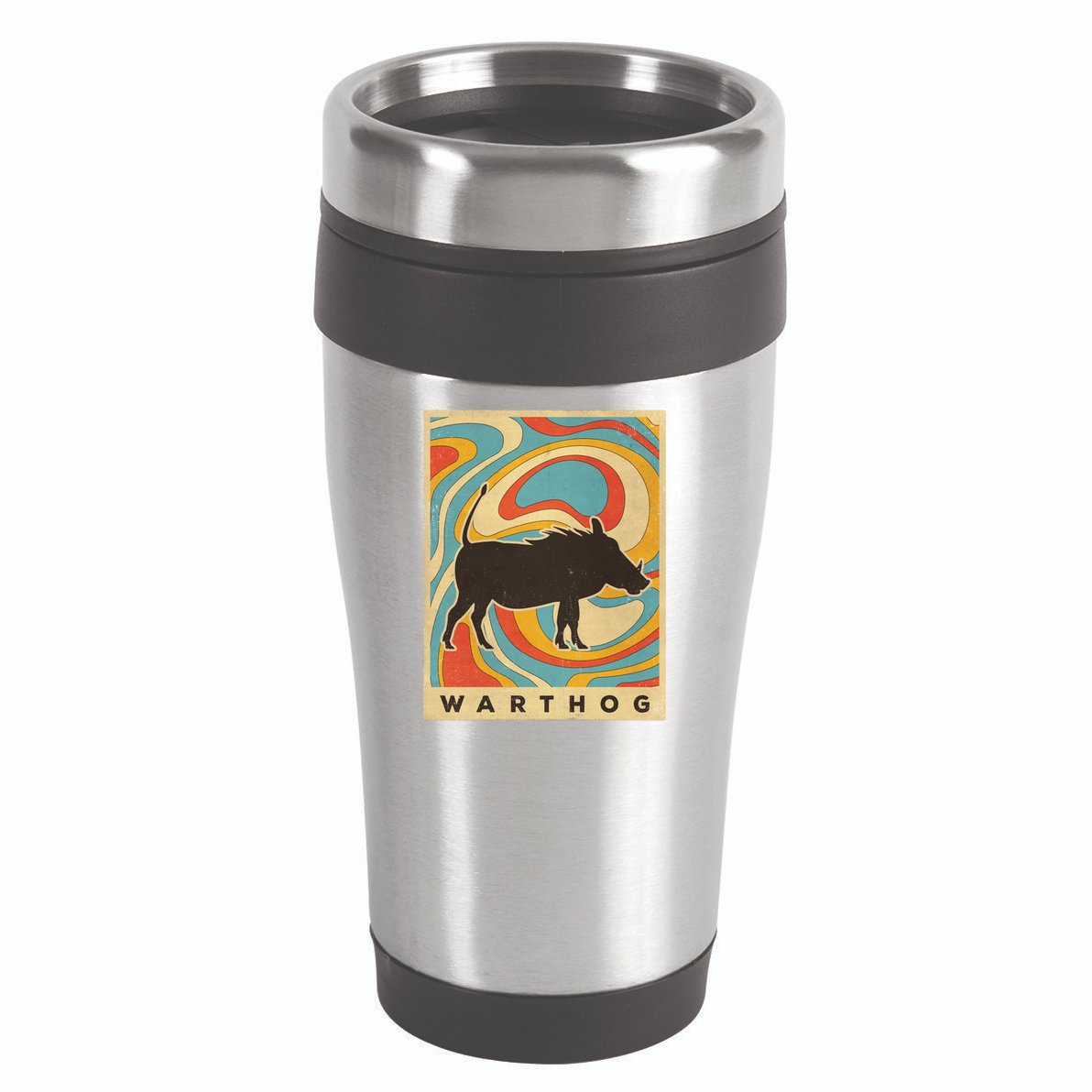 Vintage Warthog Lover Animal Retro Style Funny Gift 16oz Travel Tumbler