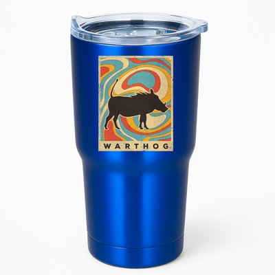 Vintage Warthog Lover Animal Retro Style Funny Gift Tumbler