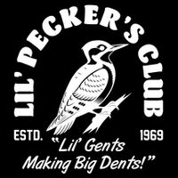 Vintage Woodpecker Lil Peckers Club Estd 1969 Lil Gents Making Big Dents Toddler T-Shirt