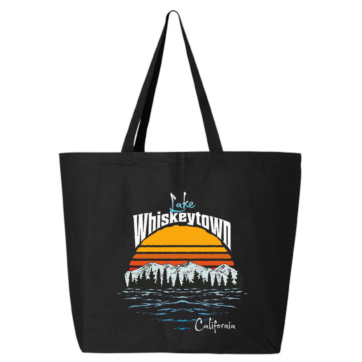 Vintage Whiskeytown Lake Redding California Souvenir 25L Jumbo Tote