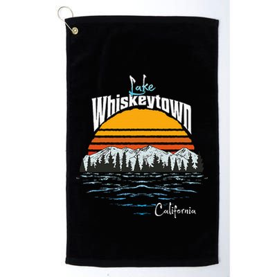 Vintage Whiskeytown Lake Redding California Souvenir Golf Towel