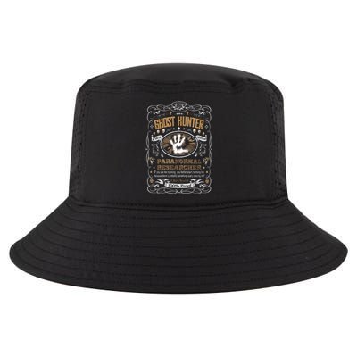 Vintage Whiskey Label Ghost Hunter Cool Comfort Performance Bucket Hat