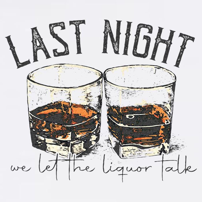 Vintage We Let The Liquor Talk Last Country Music Night Kids T-Shirt