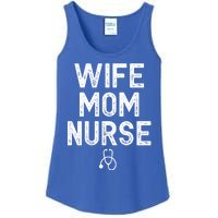 Vintage Wife Mom Nurse Mom Wife Nurse Gift Ladies Essential Tank