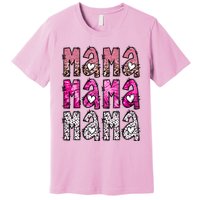 Vintage Western Mama Retro Mama Valentine Premium T-Shirt