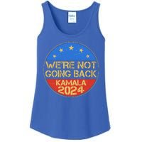 Vintage Were Not Going Back Vote Kamala Harris 2024 Election Ladies Essential Tank