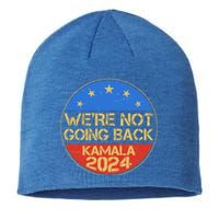 Vintage Were Not Going Back Vote Kamala Harris 2024 Election Sustainable Beanie