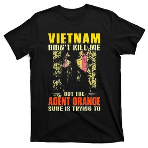 Vietnam War Orange Agent Military Victims Retired Soldiers T-Shirt