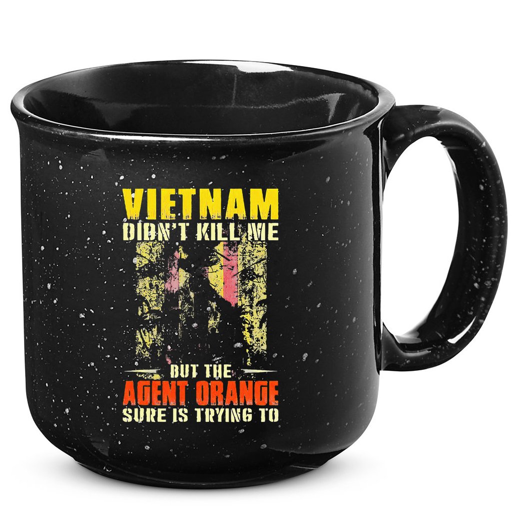 Vietnam War Orange Agent Military Victims Retired Soldiers 15oz Campfire Ceramic Mug