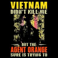 Vietnam War Orange Agent Military Victims Retired Soldiers Drawstring Bag
