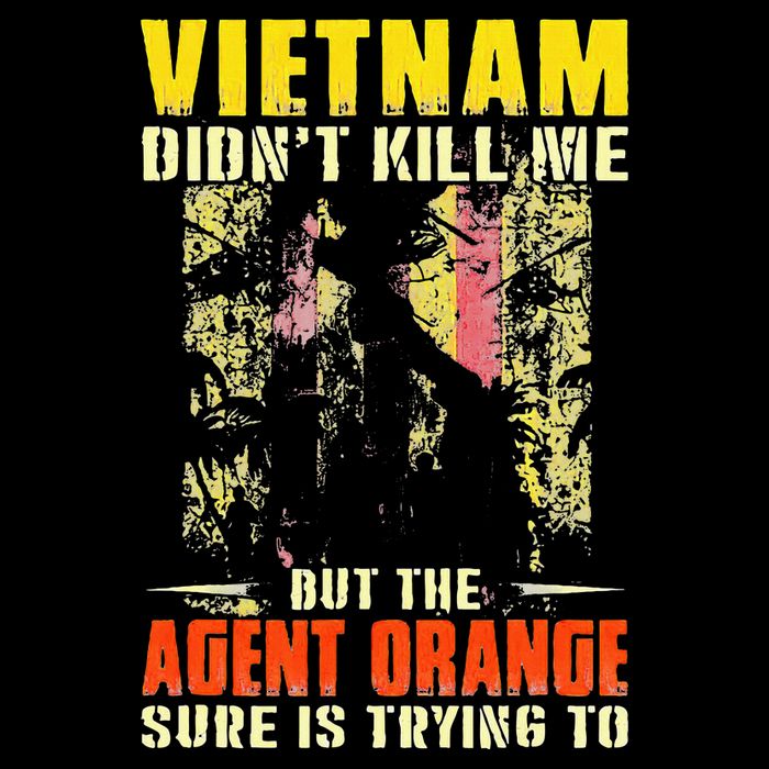 Vietnam War Orange Agent Military Victims Retired Soldiers Drawstring Bag