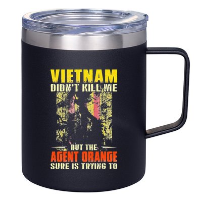 Vietnam War Orange Agent Military Victims Retired Soldiers 12oz Stainless Steel Coffee Mug